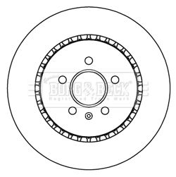 Tarcza hamulcowa BORG & BECK BBD5246