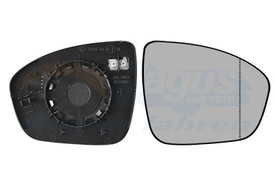 Szkło lusterka, lusterko zewnętrzne VAN WEZEL 4403838