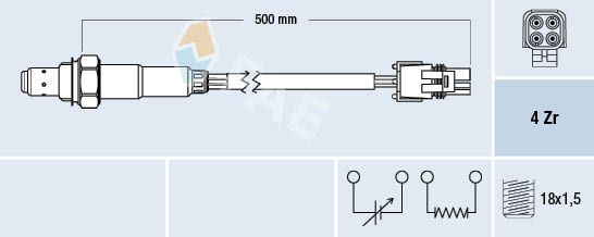 Sonda lambda FAE 77259