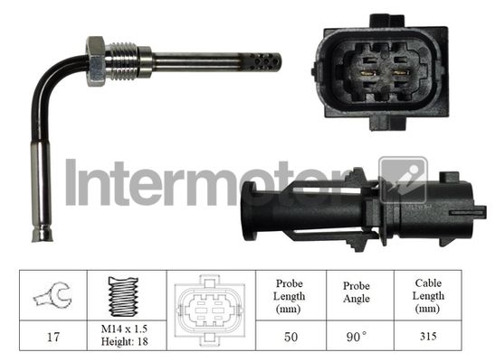 czujnik, temperatura spalin INTERMOTOR 27218