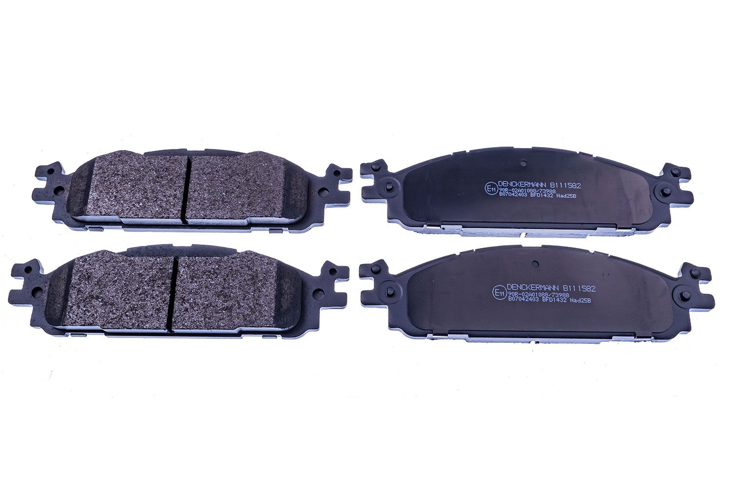 set placute frana,frana disc DENCKERMANN B111582