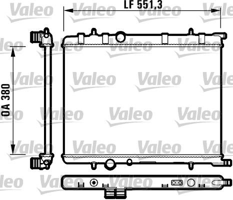 Radiator, racire motor VALEO 732908