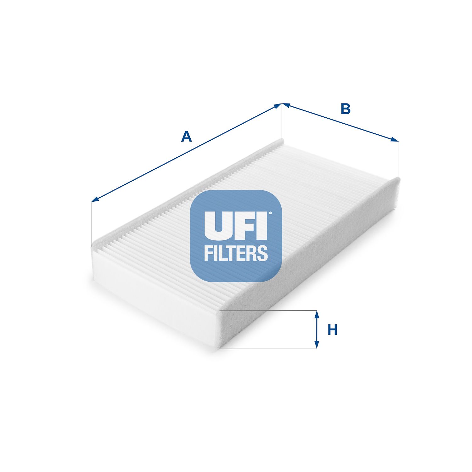 Filtr, wentylacja przestrzeni pasażerskiej UFI 53.227.00