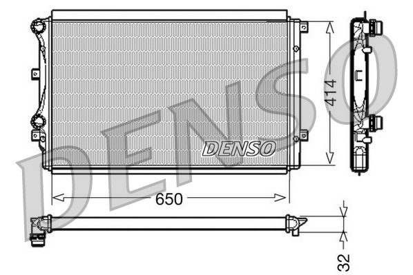 Chladič motora DENSO DRM32015