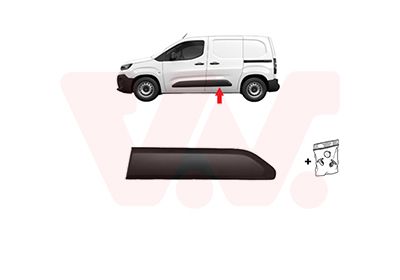 Elemente decorative/protectie, panou lateral VAN WEZEL ** Equipart ** 0991425