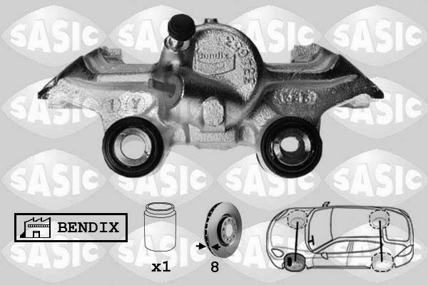 Zacisk hamulca SASIC SCA4016