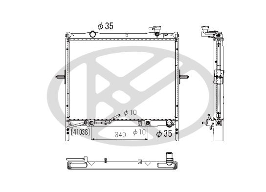 Radiator, racire motor KOYORAD PL822593