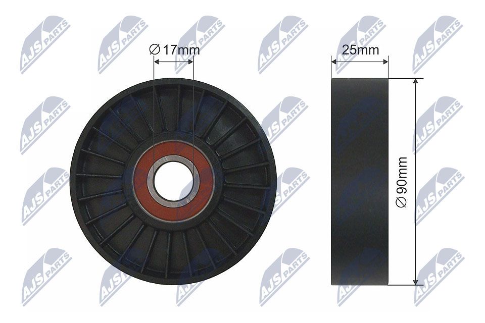 Rolka napinacza, pasek klinowy NTY RNK-CT-037