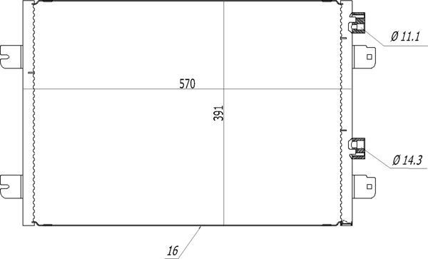 Skraplacz, klimatyzacja HART 606 791