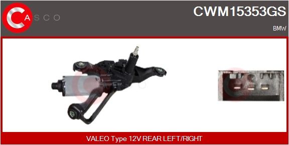 Levně Motor stěračů CASCO CWM15353GS