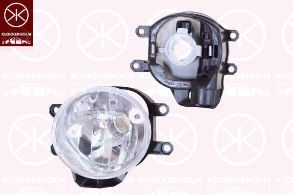 Reflektor przeciwmgłowy KLOKKERHOLM 81770282