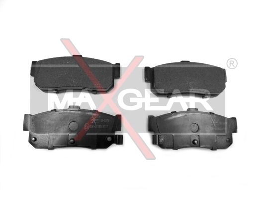 Sada brzdových platničiek kotúčovej brzdy MAXGEAR 19-0474