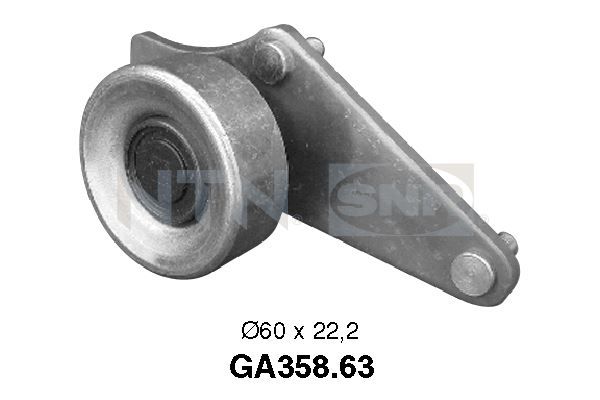 Rolka napinacza, pasek klinowy wielorowkowy SNR GA358.63