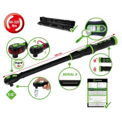 Cheie dinamometrica KS TOOLS 512.0025