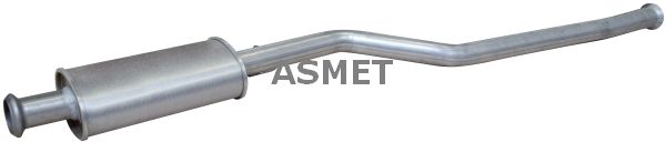 Tłumik środkowy ASMET 09.047