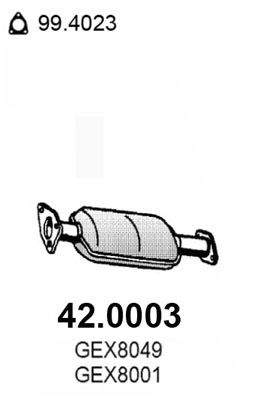 Katalizator ASSO 42.0003
