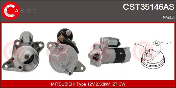 Levně Startér CASCO CST35146AS