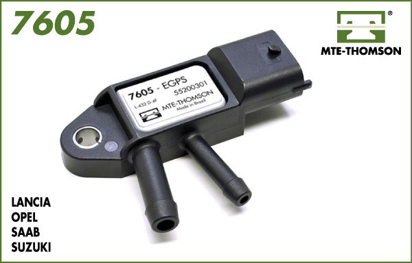 Czujnik, ciśnienie spalin MTE-THOMSON 7605