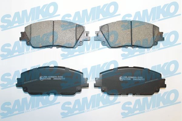 Sada brzdových destiček, kotoučová brzda SAMKO 5SP2117