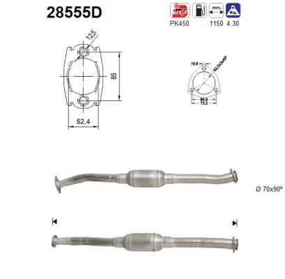 Katalizator AS 28555D