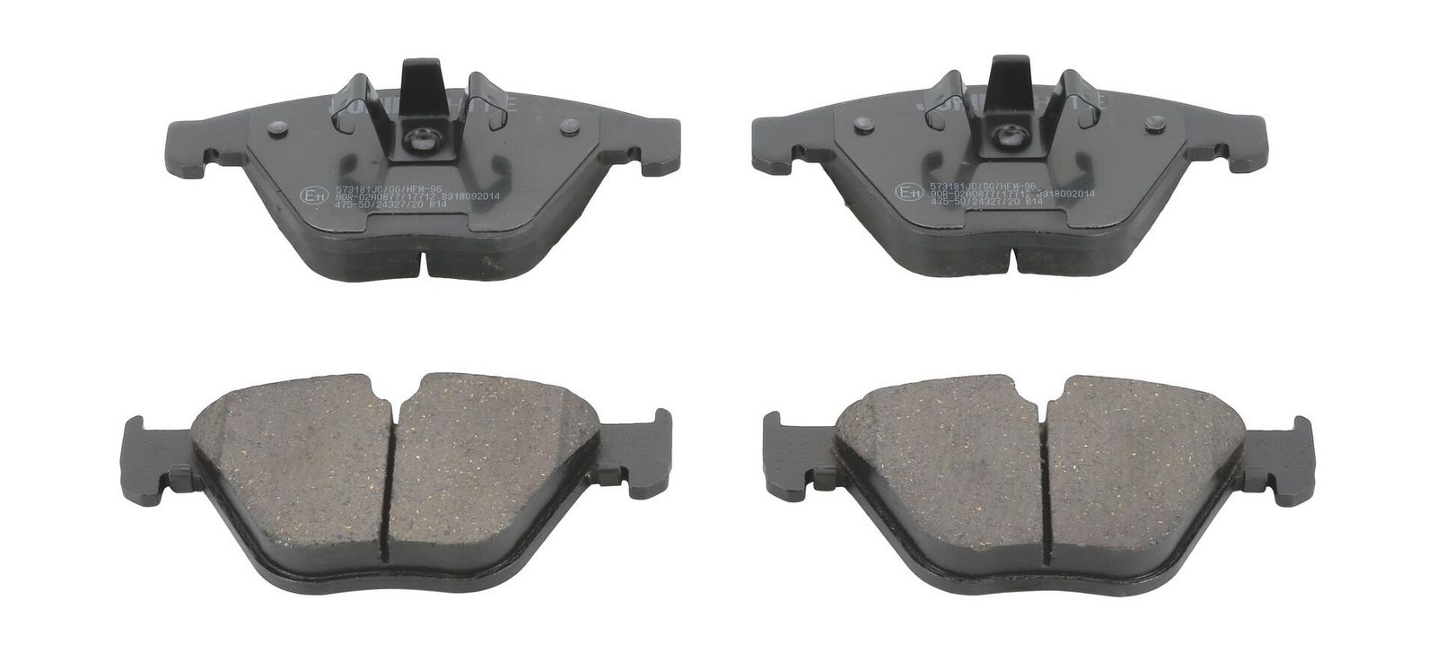 set placute frana,frana disc JURID White Low Dust 573181JC