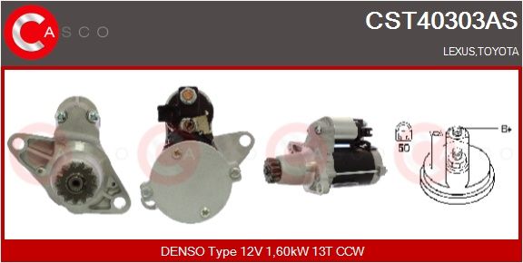 Levně Startér CASCO CST40303AS