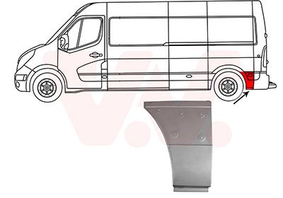 Panou lateral VAN WEZEL 3799143