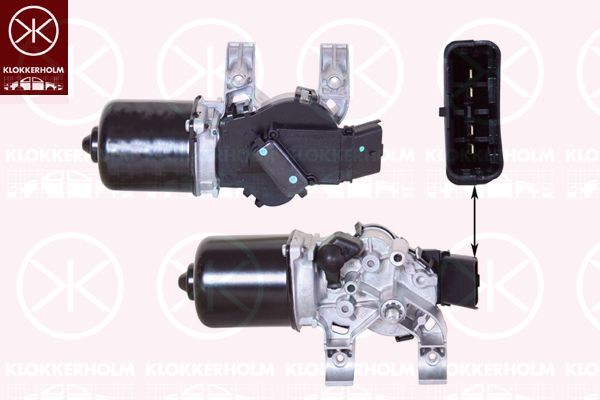 Silnik wycieraczek KLOKKERHOLM 60333270