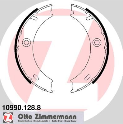 Sada brzd. čeľustí parkov. brzdy ZIMMERMANN 10990.128.8