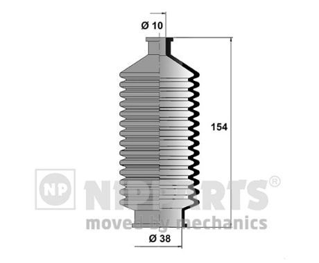 Zestaw osłon, układ kierowniczy NIPPARTS J2846000