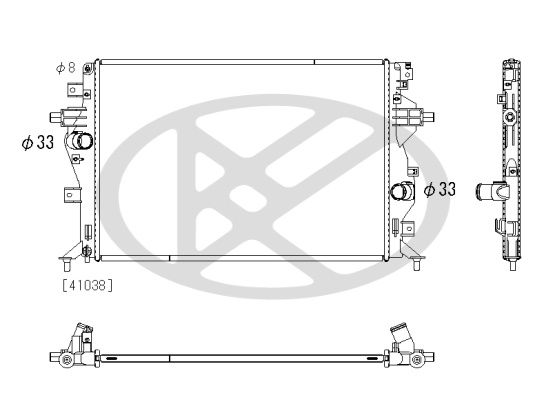 Radiator, racire motor KOYORAD PL823454