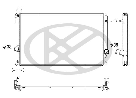 Radiateur, refroidissement du moteur