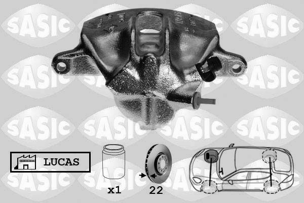 Zacisk hamulca SASIC SCA4041