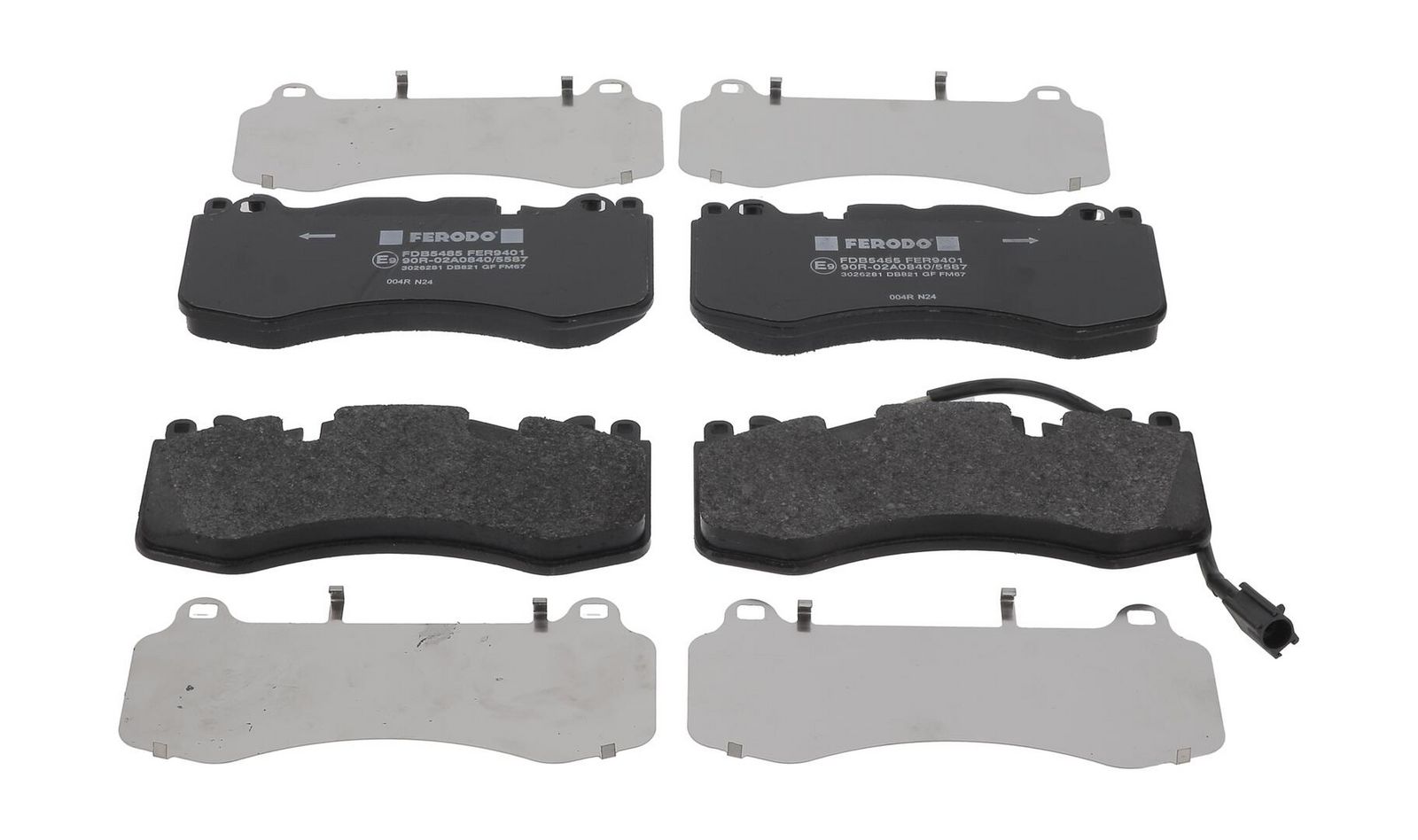 set placute frana,frana disc FERODO FDB5485