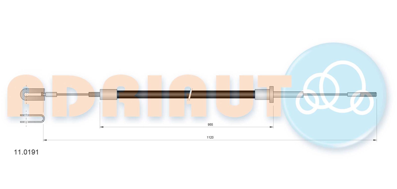 Cablu ambreiaj ADRIAUTO 11.0191