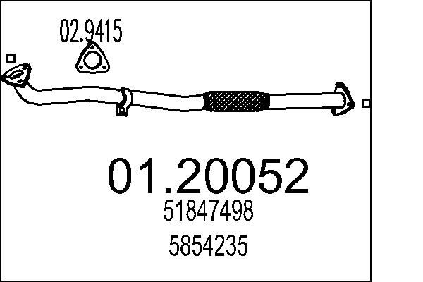 Racord evacuare MTS 01.20052