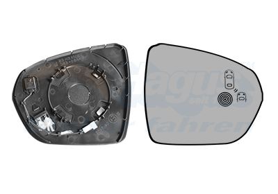 Szkło lusterka, lusterko zewnętrzne VAN WEZEL 4084836