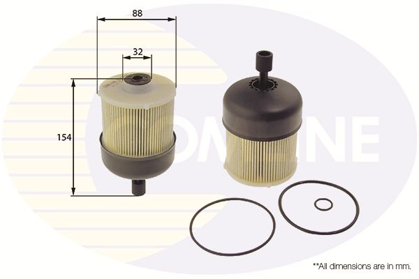 Filtr paliwa COMLINE EFF307D