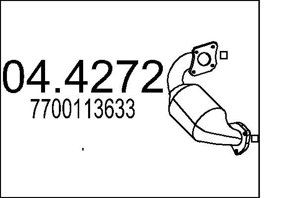 Katalizator MTS 04.4272