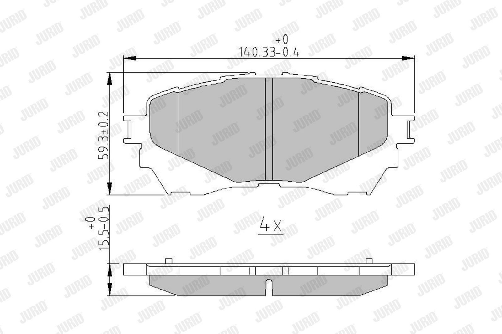 Piduriklotsi komplekt,ketaspidur