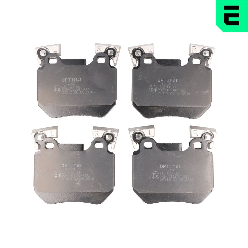 set placute frana,frana disc OPTIMAL BP-12481