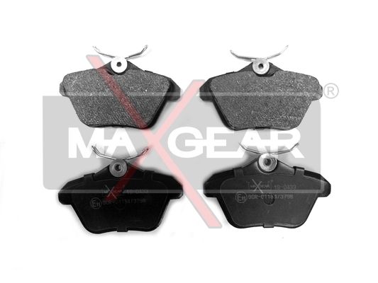 Sada brzdových platničiek kotúčovej brzdy MAXGEAR 19-0433