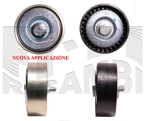 rolka kierunkowa / prowadząca, pasek klinowy zębaty CALIBER 37867