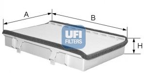 Filtr, vzduch v interiéru UFI 53.071.00