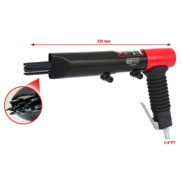 Curățător pneumatic cu ace (aer comprimat) KS TOOLS 515.3070
