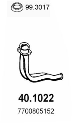 Rura wydechowa ASSO 40.1022