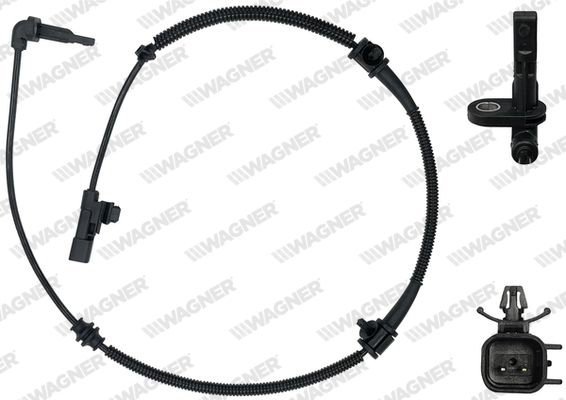 Czujnik, prędkość obrotowa koła WAGNER ABS00541