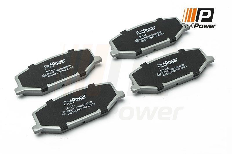 Levně Sada brzdových destiček, kotoučová brzda ProfiPower 1B1124