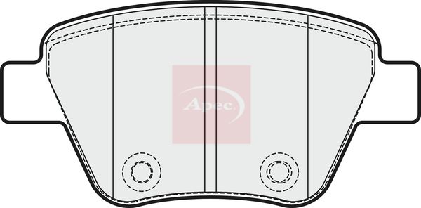 Apec - Rear Brake Pad Set