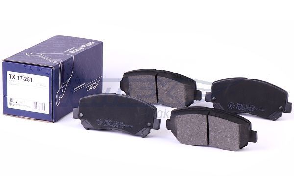 Levně Sada brzdových destiček, kotoučová brzda TOMEX Brakes 17-251